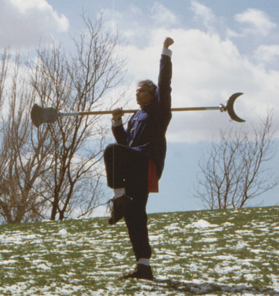 Buddha Zhen with Shaolin Monk Spade